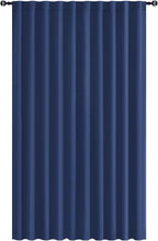 Hiasan Room Divider Curtains Patio Sliding Door Blackout Curtain Privacy Room Thermal Insulated Noise Reduction Panel with Back Tab & Rod Pocket for Bedroom Partition(80 x 84 Inches, Navy)