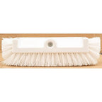 SPARTA Multi-Level Tile Scrub Brush 12" Wide Brush Head, Heavy-Duty Tile Cleaning Brush with End Bristles for Commercial Tiles, Tubs and Floor, Plastic, 12 Inches, White, (Pack of 12)