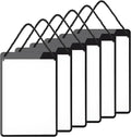 6 Pcs Business Retail Hanging Sign Holder 8.3 x 5.8 Inch Plastic Advertising Signage Sign Holder Craftsman's Stall Clear Poster Frame for Store Supermarket Exhibition Mall Restaurant Display