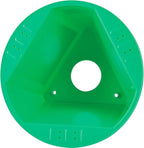 Global Industrial Inventory Control Cone W/Dry Erase Decals, 10" L x 10" W x 5" H, Green, Lot of 5