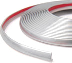 Art3d 20ft Outside Vinyl Corner Trim Peel and Stick for Tile and Wall Edges, Furniture Decoration Glittery Silver