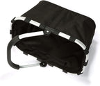 reisenthel carrybag black - Sturdy shopping basket with plenty of storage space and practical inner pocket - Elegant and water-repellent design