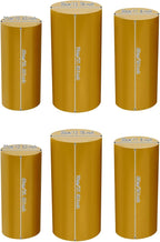 Eapmic Pedestal Stands for Party, Cake Pedestal Stand, Dessert Table Display Plinth Pillars, Sculpture Display Column Decoration Cube for Wedding Birthday (Gold, Cylinder-6Pcs(27.56"+26"+23.62"))
