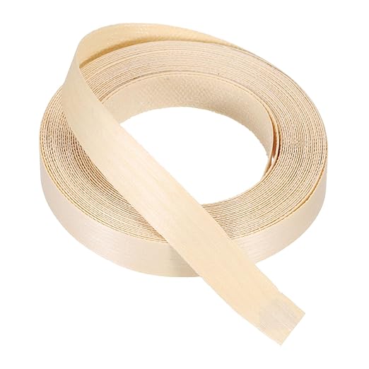 PATIKIL Birch Edge Banding, 3/4 Inch x 25 ft Wood Veneer Tape Pre-glued Flexible Plywood Edge Banding with Hot Melt Adhesive for Furniture Restoration