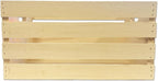 Wilson Large Wooden Pine Crate for Storage and Decoration at Home, Office, Kitchen, Bedroom, and Retail (12.5"x9.625"x17.875") (Set of 3)