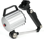 Articulating Led Work Light, 18W Machine Lights, 1800 Lumens Flexible Wood Lathe Light Drill Press Lighting 110-220v