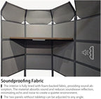 Work Booth, Private Workstation, Room Divider, Office Pod, Partition, Acoustic Booth, Office Desk, Office Room, Private Cubicle, Made in Taiwan