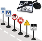 BESEA Portable Sign Holder Stand 6 Pack, Heavy-Duty Fillable Weighted Base Sign Holders, 41 inch Height Standing Sign Holder for Safety Signs, Reserved Parking Sign with Stand – Indoor & Outdoor Use