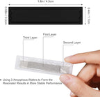 108 Pieces of 58 kHz Acousto-Magnetic (AM) Security Tag Labels, Compatible with 58 kHz EAS Systems. Features Simulated Barcodes
