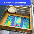 DURASACK Grocery Tote 3-Pack All-Purpose Collapsible Totes with Handles Kitchen Reusable Grocery Bags