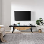 1 Tier Boat-Shaped Bookshelf, Stylish Bookcase with Drawer 70.9" Long Bookshelves for Storage Display Decor Easy Assembly Bookcase Furniture for Bedroom, Living Room and Home Office