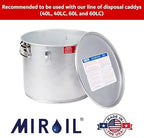 MirOil Filter Bag & Frame Combination Set for Silver Pots – Heavy-Duty Filter Compatible with MirOil 60L & 60LC Oil Pails, for Commercial Kitchen Shortening Filtration for Kitchen