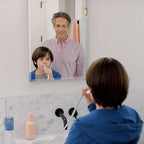 Mirrorons Beveled Mirror, Bathroom Mirrors 48" x 30", Frameless Rectangle Bathroom Mirror with Beveled Edge, Hangs Horizontally or Vertically. Upgraded Shatterproof Mirror