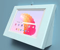 TABcare Easy Wall Mount Security Tablet Kiosk for Samsung Galaxy TAB S7/S8/S9/S11 11" Designed for Integration of USB Hub, Printer, CC Reader & All Your Peripherals (White)