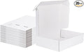 MEBRUDY 12x9x3 Shipping Boxes, 20 Pack White Literature Mailer Corrugated Cardboard Box for Small Business Mailing Packaging