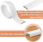 AGPTEK Heavy Duty Floor Cable Cover Cable Protector, 6.5 Ft Floor Cord Protector 3 Channels Floor Cord Cover (Mid Channel 0.93") Contains Cords, Cables and Wires, Good for Office, Home, or Outdoor