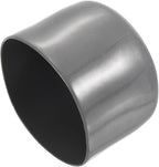 uxcell 4pcs Rubber End Caps 59mm ID Vinyl Round End Cap Cover Screw Thread Protectors Dark Grey, 40mm Height