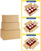 Assorted-Sizes-Shipping-Boxes-45-Pack: 8x6x4 & 9x6x4 & 10x7x5 Small-Shipping-Boxes-Mailers, Brown Corrugated-Cardboard-Boxes-for-Packing-Small-Business Mailing
