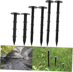 10 Pcs Heavy Duty Plastic Garden Stakes Anchors for Camping Hiking Canopy Gardening Weed Barrier Ground Pins
