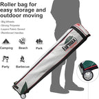 Eurmax USA Standard 10x10ft Patio Pop Up Canopy Tent for Outdoor Events Commercial Instant Canopies with Heavy Duty Roller Bag,Bonus 4 Canopy Sand Bags (White)