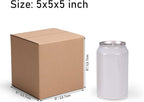CRUGLA 40 Packs 5x5x5 Shipping Boxes for Small Business, Corrugated Cardboard Boxes Bulk for Shipping Packing Mailing
