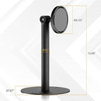 Mount-It! Anti-Theft Tablet Stand, Universal 7–15" Countertop POS Kiosk with Lock, 360° Rotation & 230° Tilt, Secure Retail iPad Stand for Check-in, Business & Commercial Use