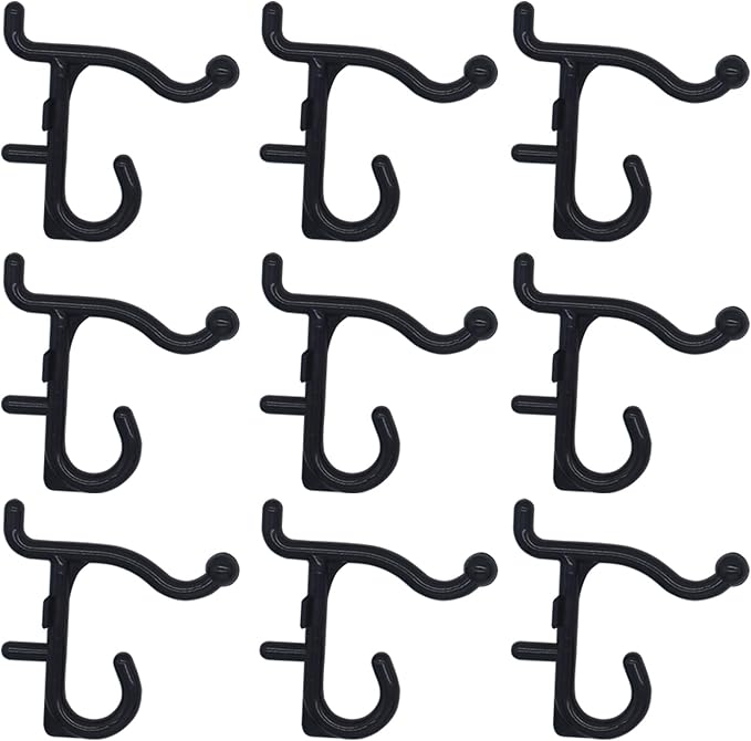 Colorstorm 200 PCS Mixed Styles Pegboard Hooks Assortment Kit Organizing Various Tools for Hanging Storage, Garage Wall Attachments
