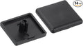 uxcell 14Pcs Extruded End Cap Nylon, 25x25mm T-Slot Aluminum Profile 2525 European Standard End Cap Extrusion Plug for Trolley, Fish Tank Rack, Storage Rack, Black