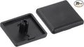 uxcell 20Pcs Extruded End Cap Nylon, 30x30mm T-Slot Aluminum Profile 3030 European Standard End Cap Extrusion Plug for Trolley, Fish Tank Rack, Storage Rack, Black