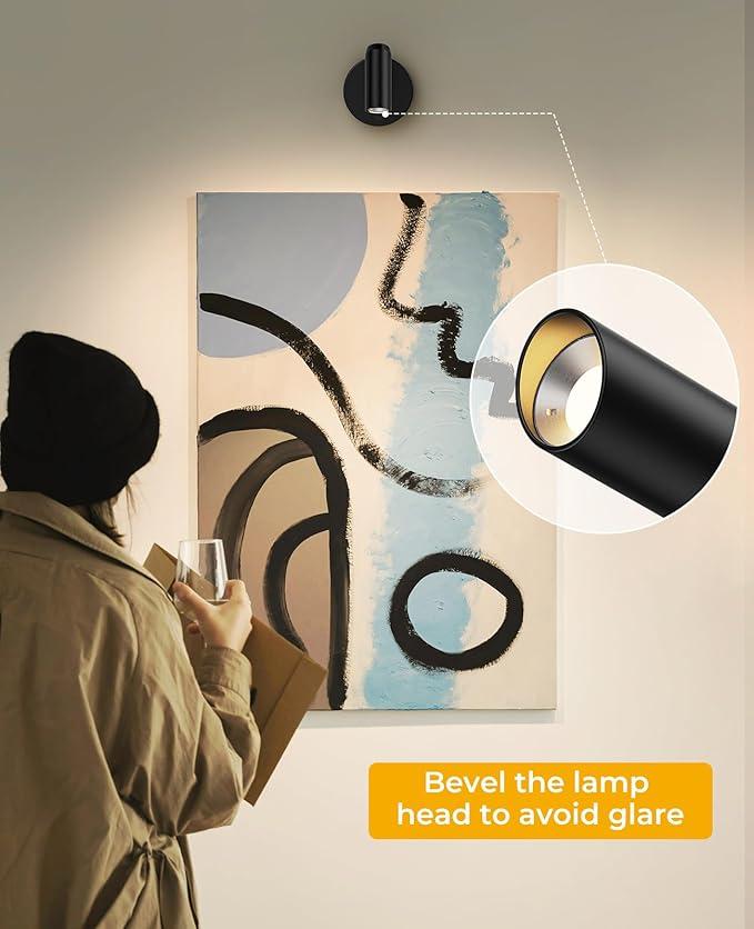 Picture Light for Wall, Battery Operated Art Light for Paintings CCT Dimmable Recharging Gallery Battery Wall Light with Remote Control for Living Room Gallery Dartboard Art Bathroom