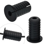 2pc Starlink Cable Grommet 3/4" Silicone Anti-Slip Wall Hole Pass Through Split Cable Bushings for TV Wire Ethernet Cord, Starlink Cable Routing Kit Accessories,38mm/1.5"Ht, Black