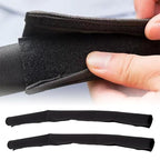 2Pcs Baby Stroller Armrest Protective Cover, Replacement Foam Handle Cover Pushchair Handle Covers Waterproof, Pushchair Handlebar Sleeve Toddler Pram Bumper Handle Warmer Gloves Cover Magnet Closure
