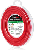 Chanzon 2:1 Ratio 1/4" (6mm) Heat Shrink Tubing 8Ft Roll (2.5M Total Length) Red Polyolefin Sleeving Wrap Shrinking 2 to 1 1pcs