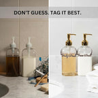 Face Wash Body Wash Label Tags Rust Resistant (Face Body Wash Bronze)