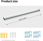 CjgyzTicket Holder for Restaurant, 36/48/60 inches, Restaurant Order Holder，Durable and Easy to use, Suitable for Commercial Kitchens, cafes, Fast-Food(36 Inch, 2 Pcs) (36 Inch)
