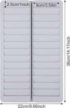 Time Card Holder, Time Card 28 Pockets Slots Wall Mounted Stacking Rack Holder for Employees, Payroll Recorders for Office Factory Supplies