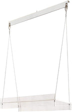 Hanging Acrylic Shelves for Windows (16" Wide, 1 Shelf - 26" Tall)
