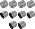 uxcell 10pcs Rubber End Caps 49mm ID Vinyl Round End Cap Cover Screw Thread Protectors Dark Grey