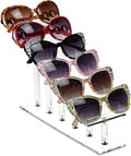 MOOCA 6 Tier Premium Acrylic Eyeglass Holder Stand, Sunglasses Orgaznizer, Sunglass Holder, Eyeglass Display, Eyewear Rack, Glass Display