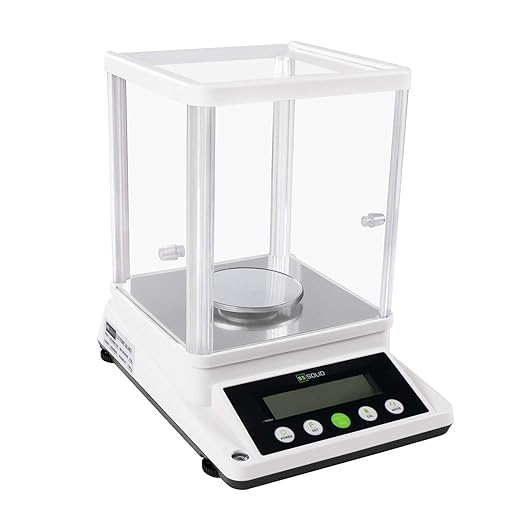 U.S. Solid Digital Analytical Balance 310 g × 0.001 g, High Precision Lab Scale with Front and Rear 2 LCD Screens for Multi-Angle Viewing, Ideal for Laboratory, Research & Education