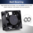 Wathai EC Brushless Cooling Fan AC 110V 115V 120V 220V 240V Axial Fan Ball Bearing 60mm x 25mm
