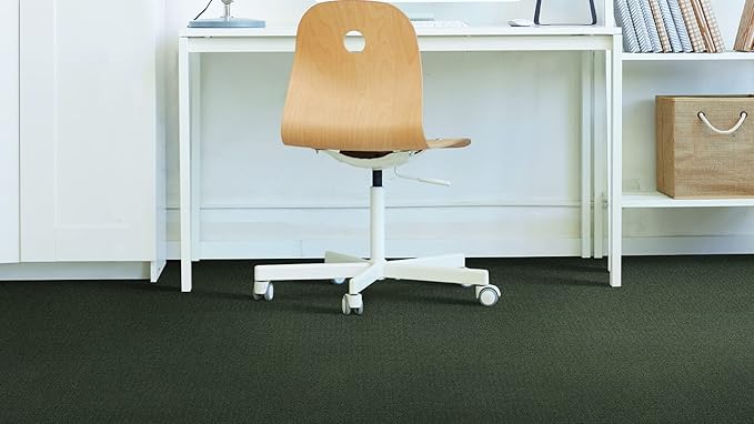 Mohawk Advance 24" x 24" Berber (Loop pile), 0.11" Pile Height, Carpet Tile, Nylon Fiber, Deep Water Color, (24 Tiles), (96 sqft/carton)