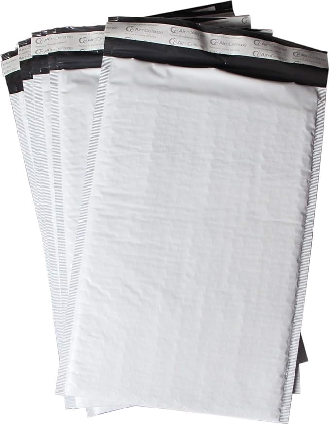 25/250/500/1000/1500/500/2000/2500 pcs #0 6.5x10 Poly Bubble Padded Envelopes Mailers Shipping Bags AirnDefense (2500)