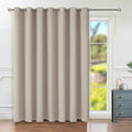 BGment Camel Sliding Door Curtain 96 Inch Long - Wide Room Darkening Room Divider Curtain for Bedroom Privacy Themral Insulated Grommet Room Separator Drape, 1 Panel, 100 X 96