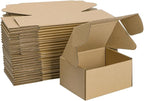 MEBRUDY 6x4x3 Inches Shipping Boxes Pack of 25, Small Corrugated Cardboard Box for Mailing Packing Literature Mailer