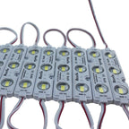 Rextin Super Bright 200pcs 3 LED Module Pink 5630 5730 SMD 40-45LM Per led Waterproof Decorative Light for Letter Sign Advertising Signs with Tape Adhesive Backside