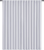 Hiasan Privacy Room Divider Patio Sliding Door Curtain Extra Wide Blackout Thermal Insulated Curtains with Back Tab & Rod Pocket for Bedroom Partition Living Room (120 x 96 Inches, Greyish White)
