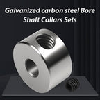 12pcs Set Screw Collars 5.05mm Bore Shaft Collars Screw Style, 10mm OD, 5mm Width, Landing Gear Collar Wheel Stopper for Automotive and Industrial Use