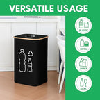 100L Large-Capacity Recycling Bin with Removable Bag–Ideal for Sorting and Storing Bottles and Glass Waste. Sturdy, Durable, and Perfect for Efficient Recycling Management.