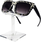 MOOCA 6 Pcs Acrylic Sunglasses Frame Stand, Sunglasses Rack Display, Eyewear Display Stand, Eyeglass Holder, 2 3/4 W X4 H in